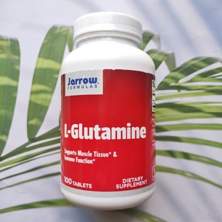 L-Glutamine แอลกลูตามิน 1000 mg 100 Tablets(Jarrow Formulas) บำรุงกล้ามเนื้อ บำรุงสมอง ช่วยผ่อนคลาย