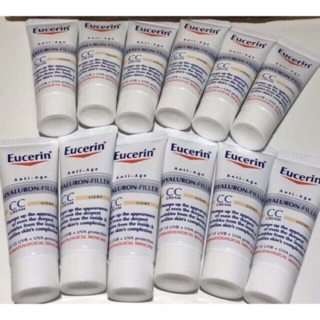 💯💯ใช้โค้ดลด 100฿💯💯Eucerin Hyaluron-Filler CC Cream #ขนาดทดลอง#