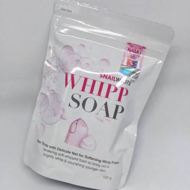 Snail White Whipp Soap by Namu Life 100 g.