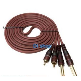 Di shop 5ft Dual RCA Male Jack to Dual 6.35mm 1/4" TRS Male Plug Stereo Audio Cable Cord Wire for Mixer AV Amplifier 3m