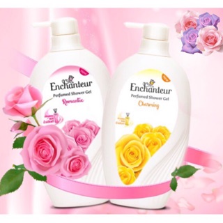 🇫🇷#เจลอาบน้ำ เอนแซนเทอร์Enchanteur กลิ่นชาร์มิ่งและกลิ่นโรแมนติค 550มล.#เนื้อเจลใส#กลิ่นนำ้หอมแท้จากฝรั่งเศส