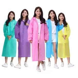 [ "50MIDNIGHT" ลด 50% ] MW020 เสื้อกันฝนเต็มตัว EVA สไตล์เกาหลี แบบหนาราคาถูก