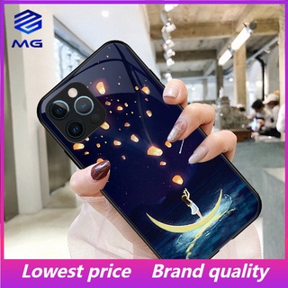 Mg TIKTOK เคสโทรศัพท์มือถือกระจกนิรภัย ลายกวาง สําหรับ iPhone 14 14max 14promax 13 13Pro 13Promax 12ProMax 11 7plus 8plus XR XS X XSMAX 11ProMax 11pro