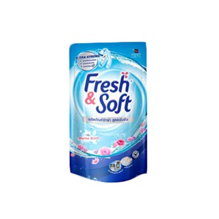 Fresh &amp; Soft น้ำยาซักผ้า X-TRA Strong กลิ่น marine Scent 600 มล. (8850002854680)