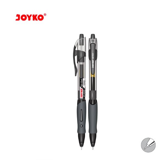 Joyko min 1 ชิ้น Q3 ปลายเข็มสีดํา 0.5 มม. GP-265NT ปากกาเจล GP265NT ATK867JY