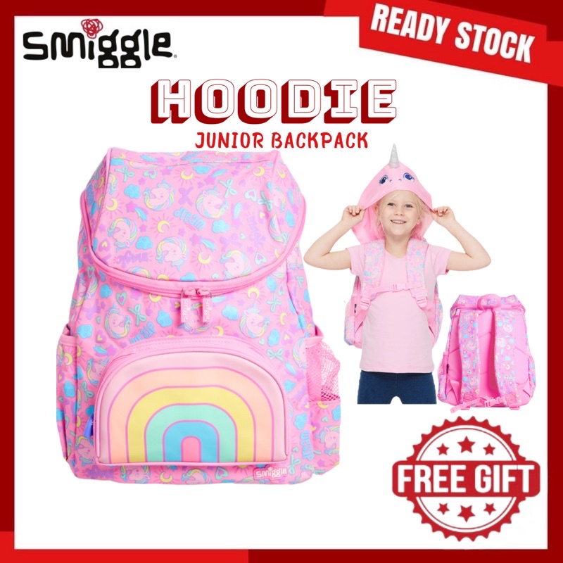 Smiggle กระเป๋าเป้สะพายหลัง มีฮู้ด