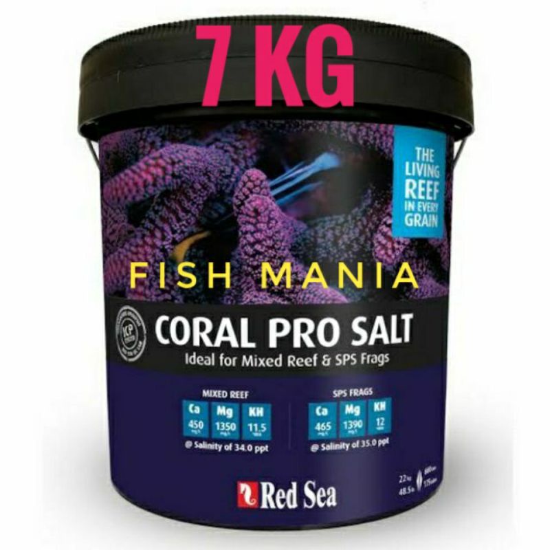 พร้อมส่ง!! เกลือ RED SEA CORAL PRO 7KG. เกลือแร่ธาตุสูง สำหรับทำน้ำทะเลเลี้ยงปลาทะเลและปะการัง
