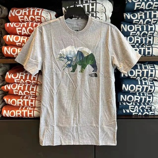 [S-5XL]The North FACE North young เสื้อยืดลําลอง ผ้าฝ้าย แขนสั้น คอกลม ระบายอากาศ ใส่สบาย เหมาะกับฤดูร้อน สําหรับผู้ชาย