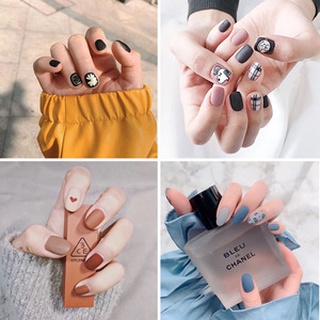 เล็บปลอม 24ชิ้น【whole sale】พร้อมส่งจากไทย High Class PVC Fake nails_mama studio