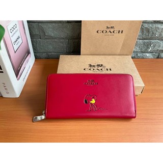 COACH F53773  SNOOPY LONG WALLET