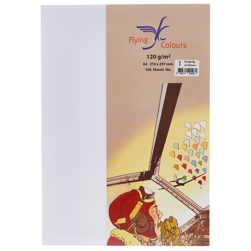 Colour Card Paper A4 120gsm. (100Sheets/Pack) Flying Color Card Paper A4 120gsm. (100Sheets / Pack) 