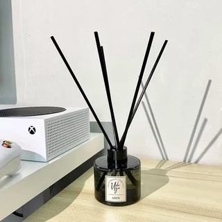 ก้านไม้หอม135ml.(Black)ใช้ได้นาน2-3เดือน​ น้ำหอมปรับอากาศ น้ำหอมในบ้าน​ Reed Diffuser น้ำหอมในบ้าน