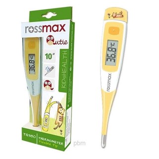 ปรอทวัดไข้ รู้ผลภายใน 10 วินาที Rossmax thermometer digital รุ่น TG100 เทอร์โมมิเตอร์ ปรอทวัดไข้ ดิจิตอล กันน้ำ