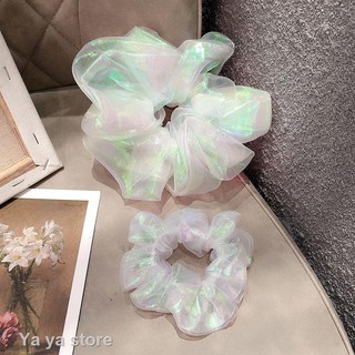 E. coil hair luster net yarn bands fairy organza hairdo line