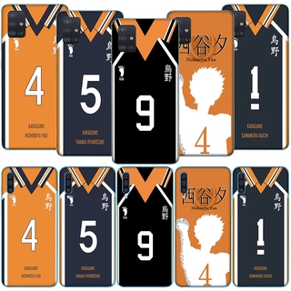 เคสโทรศัพท์มือถือแบบใสสําหรับ Samsung A6 Plus A7 A8 A9 A10 A20 A30 A40 A50 A70 2018 C71 Haikyuu Karasuno