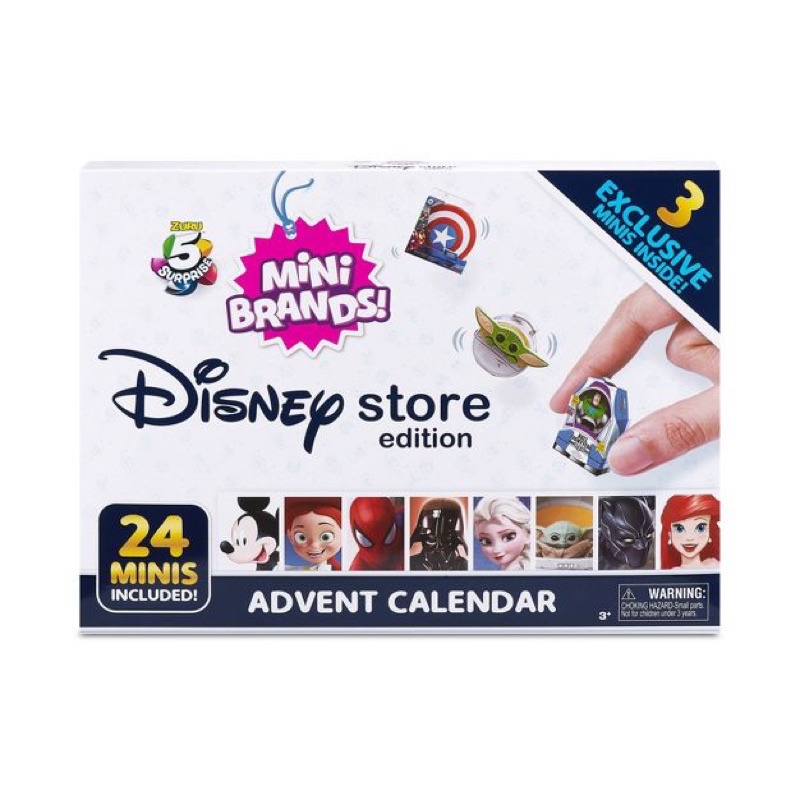 (ของแท้100) พร้อมส่ง 5 Surprise Mini Toys Disney Advent Calendar (24