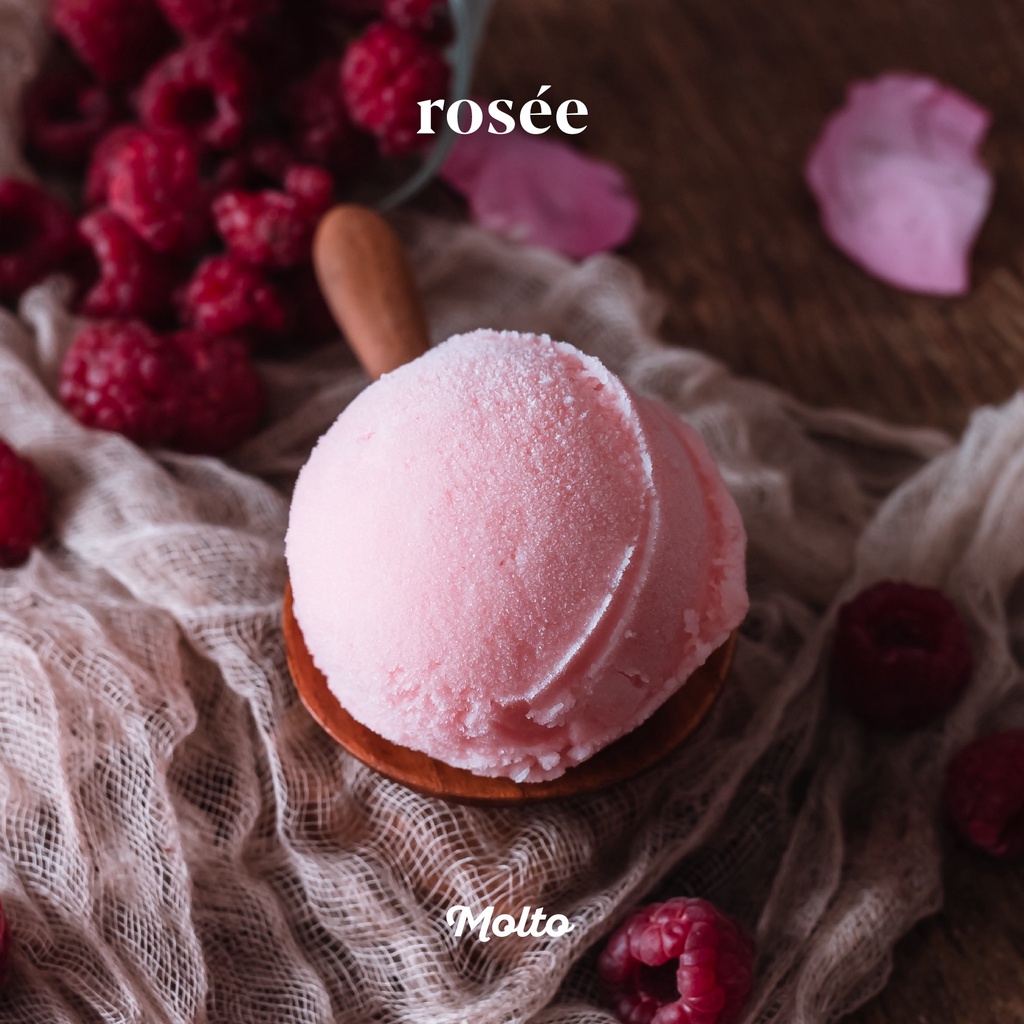HG Rosee (ไอศกรีม ฮูการ์เด้น โรเซ่ 1 ถ้วย 16 oz.) - Molto premium Gelato