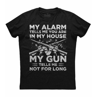 ขายดี!ขายดี เสื้อยืด พิมพ์ลาย My Alarm Tells Me You Are In My House สีดํา สําหรับผู้ชาย OAhook30ENgibf11S-5XL