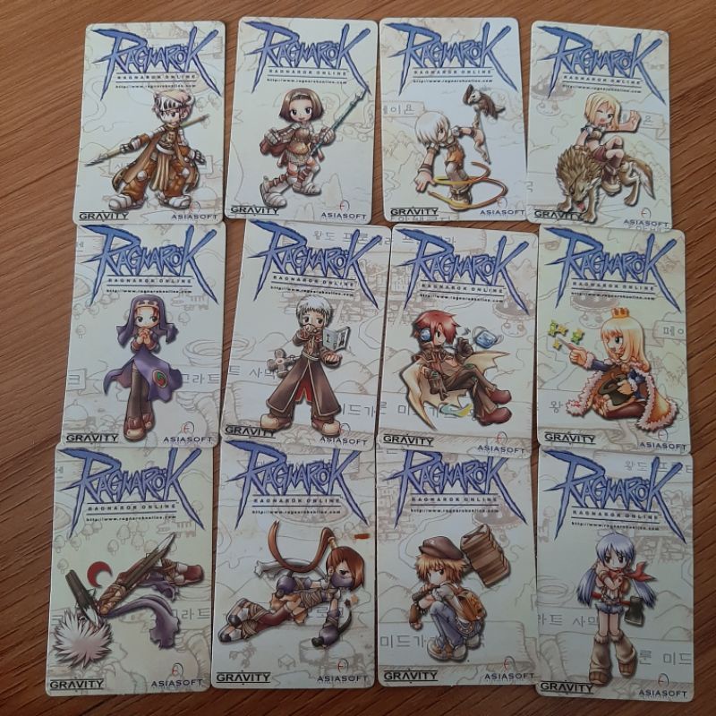 บัตรเติมเงินเกมส์ Ragnarok online สภาพดี