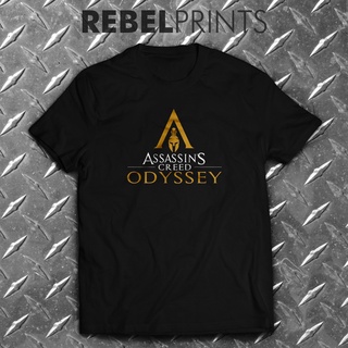 เสื้อยืดสําหรับผู้ชาย❦I.Assassins Creed Odyssey: เสื้อยืดเสื้อยืด Gamer Unisex สําหรับผู้ชาย/เ K/e