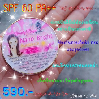 BEAUTY MAGIC BY MALINEE Nano Bright Sunblock SPF60 PA+++