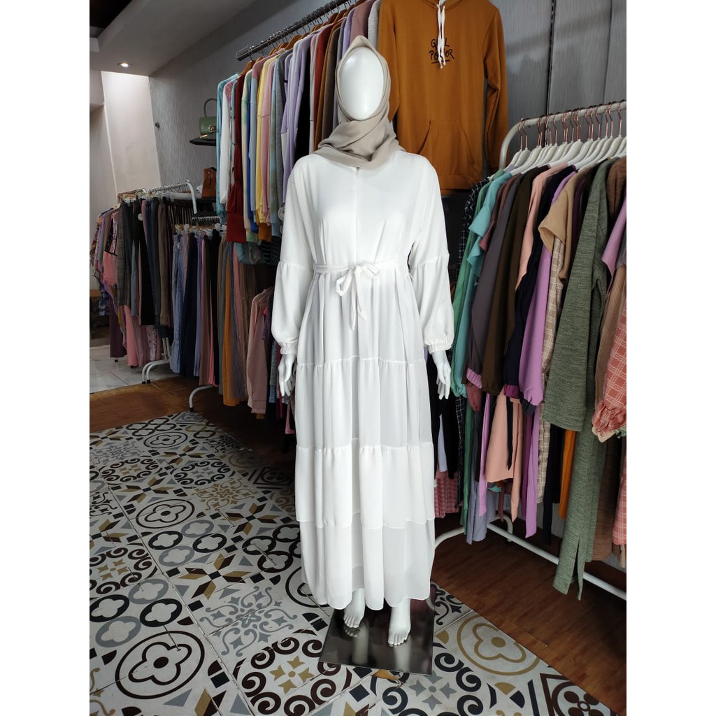 จินิซา | ZAVIA DRESS / BUSUI FRIENDLY / CERUTY FULL FURING / WAIST STRAP