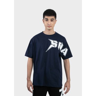 เสื้อยืดใหม่SNAZZY ® Registered Trademark (Navy Blue) เสื้อยืดชาย เสื้อยืดคอกลม เสื้อสตรีทS-3XL