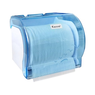 กล่องทิชชู่ รุ่น KS-6012C สีฟ้า กล่องใส่กระดาษทิชชู Tissue Box Model KS-6012C Blue