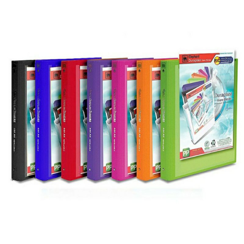 แฟ้มโชว์เอกสาร 3 ห่วง ตราช้าง 444  K