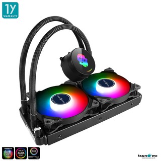 LIQUID COOLING TSUNAMI Coolman CM-240 ARGB ❗❗ ล๊อตใหม่ รองรับ intel Gen 12❗❗ชุดน้ำปิด 2ตอน 💥ประกัน 1 ปี ครับ💥