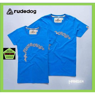 Rudedog เสื้อคอกลม ชาย หญิง รุ่น Hanger สีฟ้า