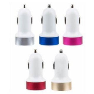 Car USB Charger ปลั๊กไฟเลี้ยง USB ชาร์จในรถยนต์ 2 ช่อง