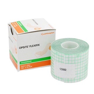 Opsite Flexifix แผ่นฟิล์มใส กันน้ำ ชนิดม้วน ขนาด 5 cm X 10 m จำนวน 1 กล่อง 08572