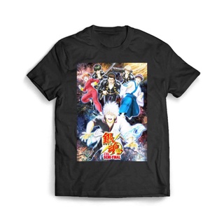 เสื้อผ้าผชเสื้อยืด พิมพ์ลาย Gintama The Very Final 2S-5XL