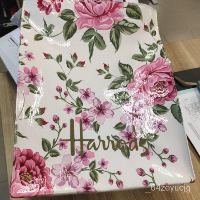 LIMITED EDITION Ready Stock RP Harrods Zipper Harrods PVC Bag