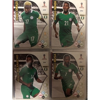 2018 Panini Adrenalyn XL World Cup Russia Soccer Cards Nigeria