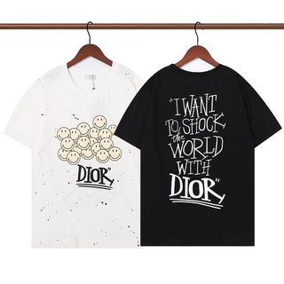 เสื้อยืดแขนสั้น ผ้าฝ้าย พิมพ์ลาย Dio แฟชั่นสําหรับผู้ชาย และผู้หญิง