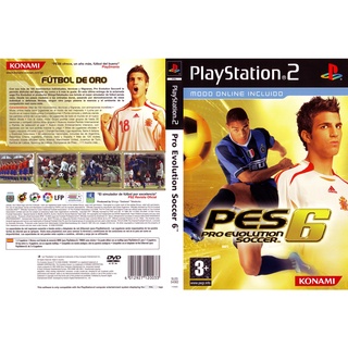 แผ่นเกมส์ PS2 PES Pro Evolution Soccer 6   คุณภาพ ส่งไว (DVD)