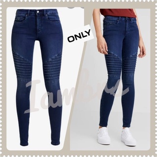 กางเกงยีนส์สกินนี่ฟิต แบรนด์Only แท้💯 Royal Biker Skinny Jeans ป้ายห้อย สวยมาก