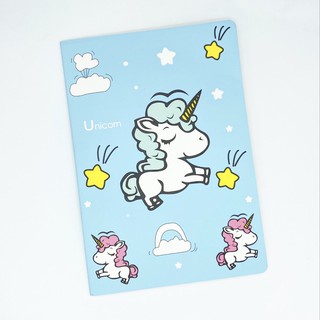 สมุดโน้ตขนาด B5 ลายยูนิคอร์น Unicorn B5  Notebook Stationery Office School Supplier