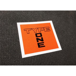 สติกเกอร์ TYPE ONE  สติกเกอร์แต่งรถ