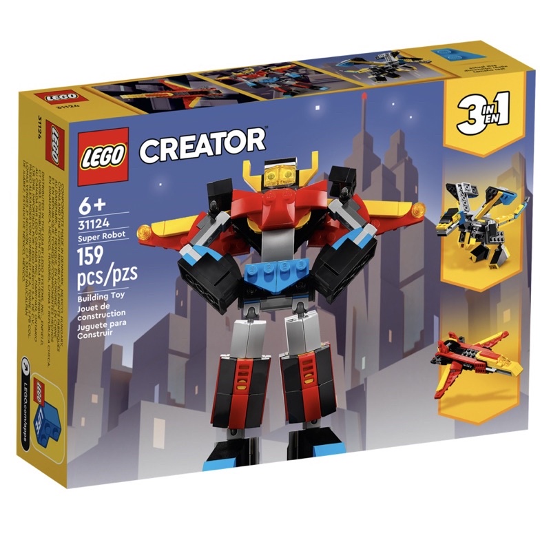 [แท้พร้อมส่ง] Lego Creator 3 in 1 Super Robot ( lego 31124 )
