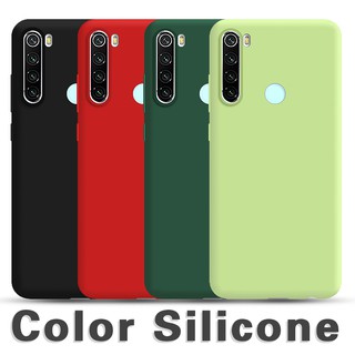 เคสโทรศัพท์มือถือ วัสดุ TPU เคสแบบนิ่ม ป้องกันรอย สีพื้น สำหรับ Xiaomi Redmi Note8 Note8Pro Note9s