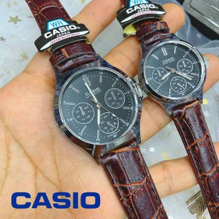 CASIO-v300 สายหนังสามวง