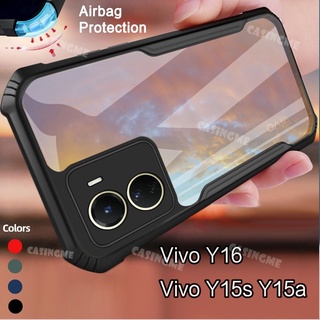 เคสโทรศัพท์มือถือแบบใส กันกระแทก สําหรับ Vivo Y16 Y16 Y15S Y15A Y 16 15 A S 16Y 4G 5G Y01