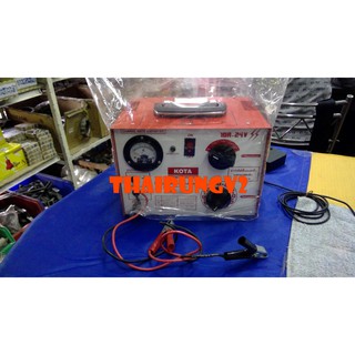 เครื่องชาร์จแบต ชาร์จได้ทั้งแบตน้ำและแบตแห้ง 10A-24V ปรับแอมป์ได้