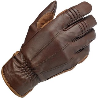 ถุงมือขับรถ Biltwell รุ่น  Work Gloves แท้ 100% Chocolate/Suede By Life and Kustom