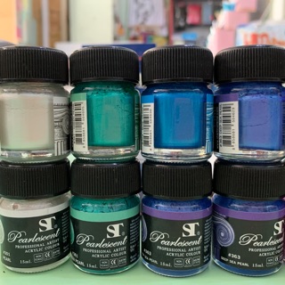 สีอะคลิลิคมุกST Pearlescent Artist Arcrylic Colour