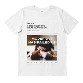 เสื้อยืดผ้าฝ้ายพรีเมี่ยมถูกสุดๆเสื้อยืดวงดนตรี The 1975 Online Relationshipsรหัสเต็ม