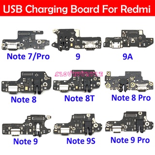 บอร์ดชาร์จ Usb สายเคเบิลอ่อน สําหรับ Xiaomi Redmi 8 8A 9 10X Note 9 9S 10 7 8 5 6 Pro 8T